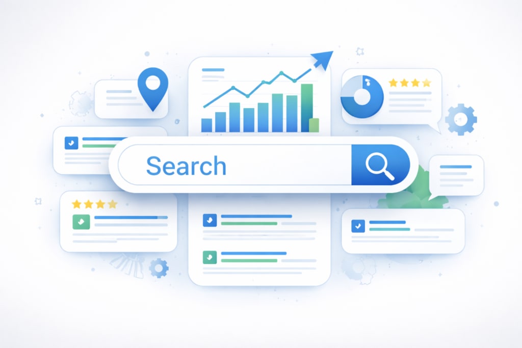 A Google search results page showing a website moving up